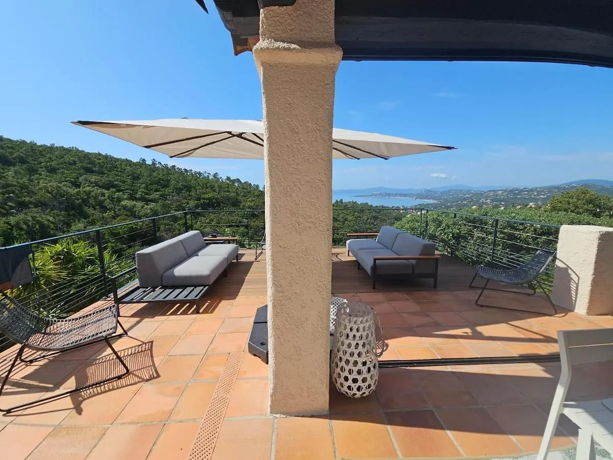 רוקברון-סור-ארז'נס Villa De Charme 4 Chambres Vue Mer Imprenable צרפת